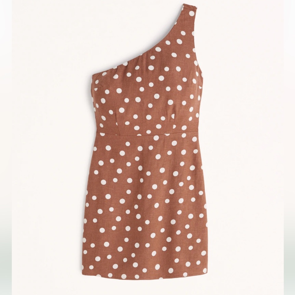 NWT Abercrombie One-Shoulder Mini Dress